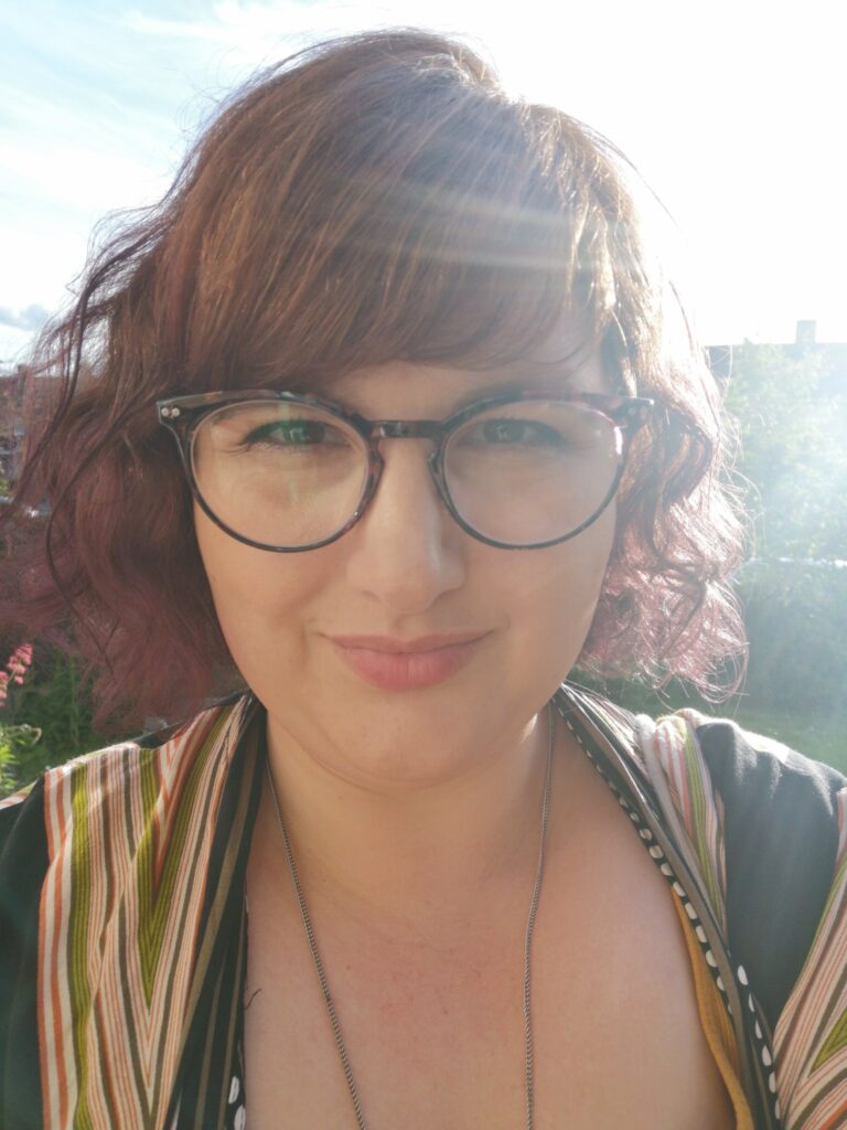 A head-shot of Charlotte Thomson-Morley Artist and Illustrator